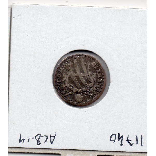 Vatican Clement XII Grosso 1735 An V B Sanctus Petrus
