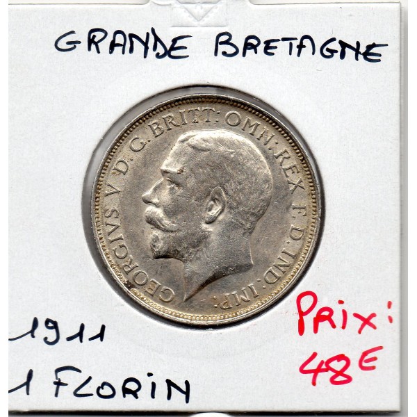 Grande Bretagne 1 Florin 1911 Sup-, KM.817 Georges V