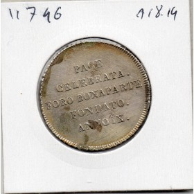 Italie République Cisalpine 30 Soldi 1801 Sup-, KM.1 Taches
