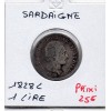 Italie Sardaigne 1 lire 1828 L aigle Turin TB, KM.121 Charles Felix