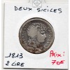 Italie Deux Siciles  2 lire 1813 TB+, KM.258 Joachim Murat