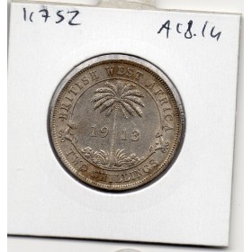 Afrique est britannique 2 shillings 1913 TTB KM.13 Georges V Nettoyée