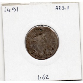 Alsace, Ville de Thann, Bache ou Batzen (1624) percée