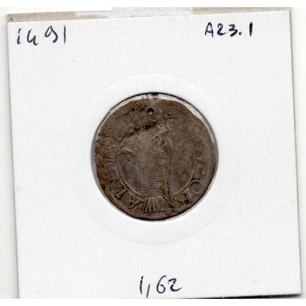 Alsace, Ville de Thann, Bache ou Batzen (1624) percée