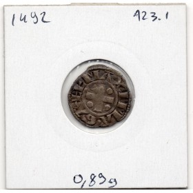 Dauphiné, Archevêché de Vienne, Anonyme (1200-1250) Denier