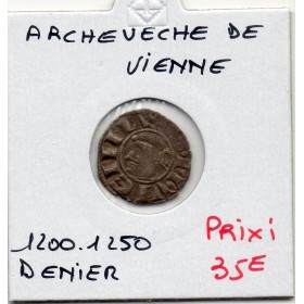 Dauphiné, Archevêché de Vienne, Anonyme (1200-1250) Denier