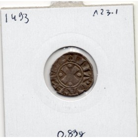 Dauphiné, Archevêché de Vienne, Anonyme (1200-1250) Denier