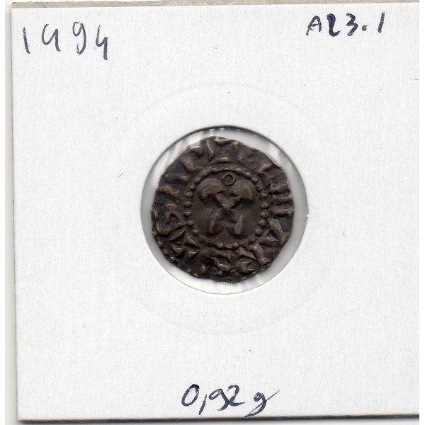 Dauphiné, Evêché de Valence, Anonyme (1090-1225) Denier Sup