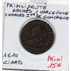 Ardennes, Principauté Arches Charleville, Charles 1er de Gonzague (1610) Liard type 3A