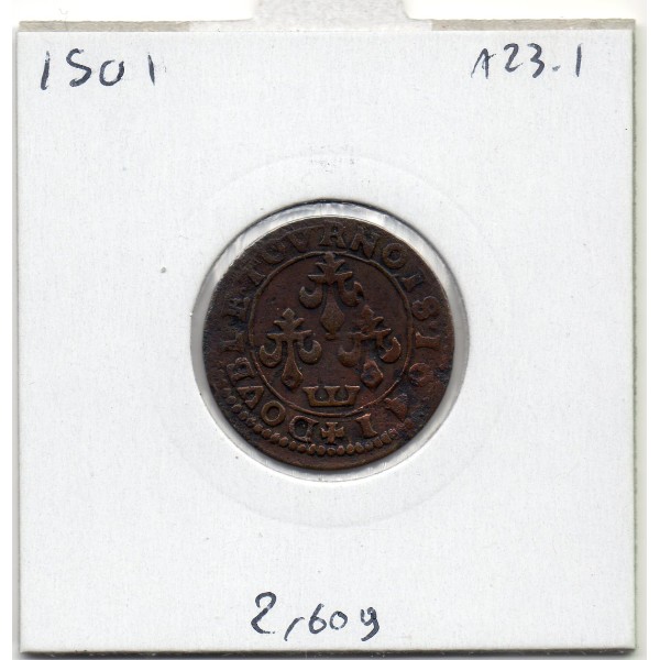 Principauté des Dombes, Gaston d'Orleans (1641) Double Tournois Type 16