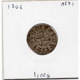 Bretagne, anonyme, Ville de Rennes (1186-1206) Denier