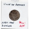 Bretagne, anonyme, Ville de Rennes (1186-1206) Denier