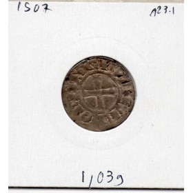 Bretagne, anonyme, Ville de Rennes (1186-1206) Denier