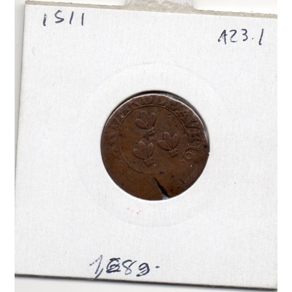 Comtat Venaissin, Urbain VIII (1636) Double tournois TB