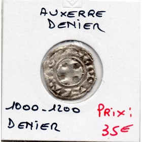 Comté d'Auxerre anonyme (1000-1200) denier TTB