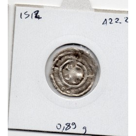 Comté d'Auxerre anonyme (1000-1200) denier TTB