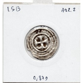 Comté d'Auxerre anonyme (1000-1200) denier TTB