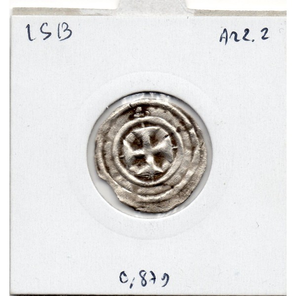Comté d'Auxerre anonyme (1000-1200) denier TTB