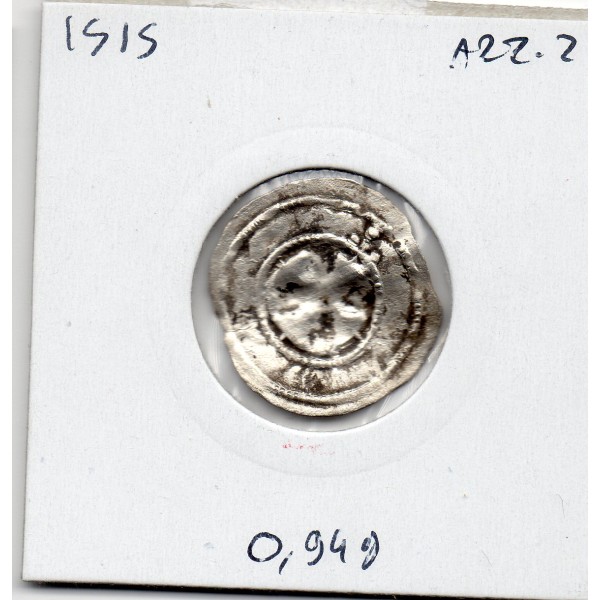 Comté d'Auxerre anonyme (1000-1200) denier TB