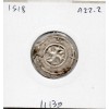 Comté d'Auxerre anonyme (1000-1200) denier TTB fente