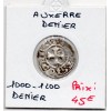 Comté d'Auxerre anonyme (1000-1200) denier TTB+