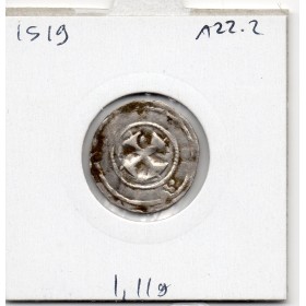 Comté d'Auxerre anonyme (1000-1200) denier TTB+