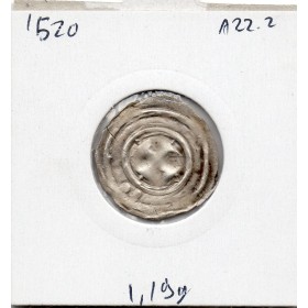 Comté d'Auxerre anonyme (1000-1200) denier TTB