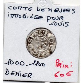 Nivernais, Comté de Nevers, Louis IV immobilisé (1000-1100) denier TB