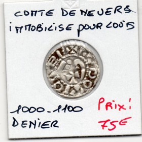 Nivernais, Comté de Nevers, Louis IV immobilisé (1000-1100) denier TB