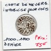 Nivernais, Comté de Nevers, Louis IV immobilisé (1000-1100) denier TB