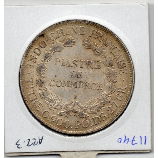 Indochine 1 piastre 1922 H Heaton Sup, Lec.299