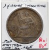 Indochine 1 piastre 1907 TTB+, Lec.290