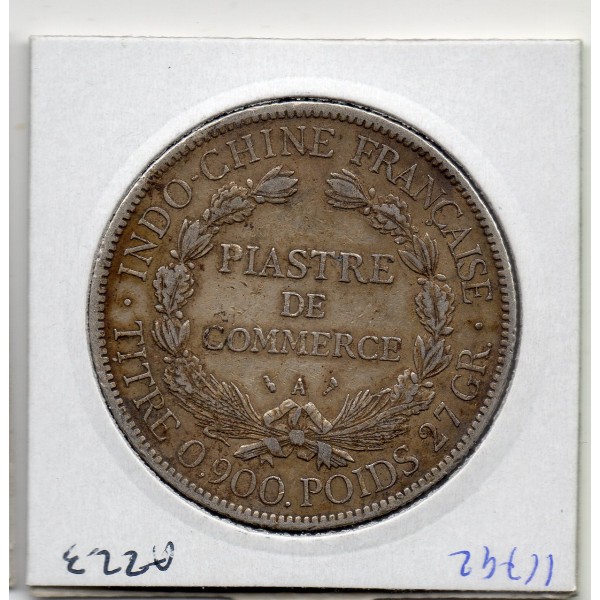 Indochine 1 piastre 1907 TTB+, Lec.290
