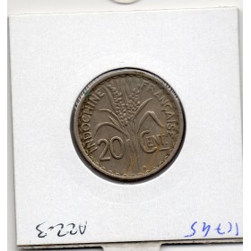 Indochine 20 cents 1941 S non magnétique TTB, Lec.248