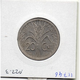Indochine 20 cents 1945 Sup, Lec.251