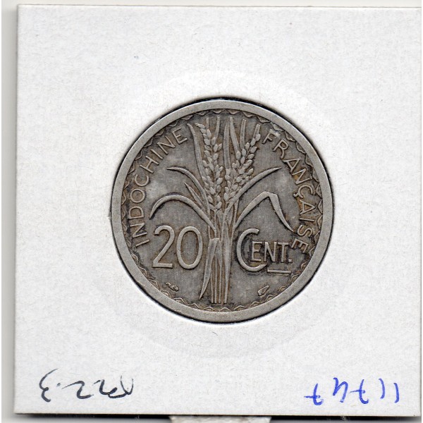 Indochine 20 cents 1945 Sup-, Lec.251