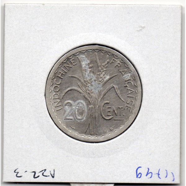 Indochine 20 cents 1945 Sup, Lec.251