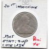 Indochine 20 cents 1945 Sup, Lec.251