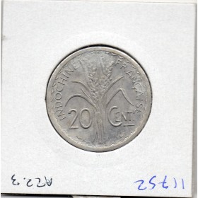 Indochine 20 cents 1945 C Castelsarrasin Sup, Lec.253