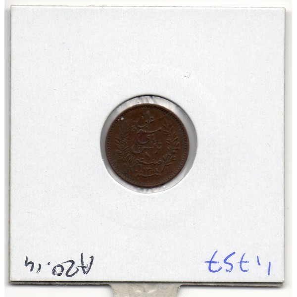 Tunisie, 1 Centime 1891 TTB+, Lec.69