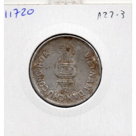 Viet-Nam nord 5 Hao 1946 TB, KM.2 Armée Communiste Rebelle