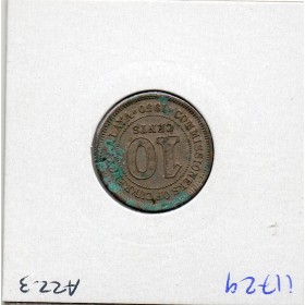 Malaya 10 cents 1950 TTB, KM.8 Georges VI