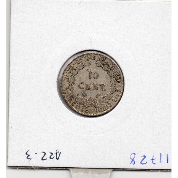 Indochine 10 cents 1937 TTB, Lec.174