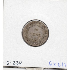Indochine 10 cents 1922 TB, Lec.163