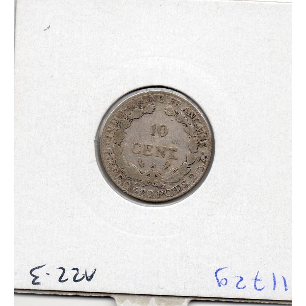 Indochine 10 cents 1922 TB, Lec.163