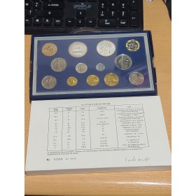 Coffret FDC Fleur de coin France 1988 pièces de monnaies en Franc