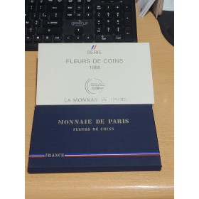 Coffret FDC Fleur de coin France 1988 pièces de monnaies en Franc