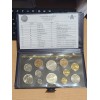 Coffret FDC Fleur de coins France 1985 avec les 12 pièces de monnaies en Franc