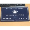 Coffret FDC Fleur de coins France 1985 avec les 12 pièces de monnaies en Franc