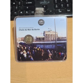 2 euros commémorative France BU 2019 Chutte du Mur de Berlin piece de monnaie €